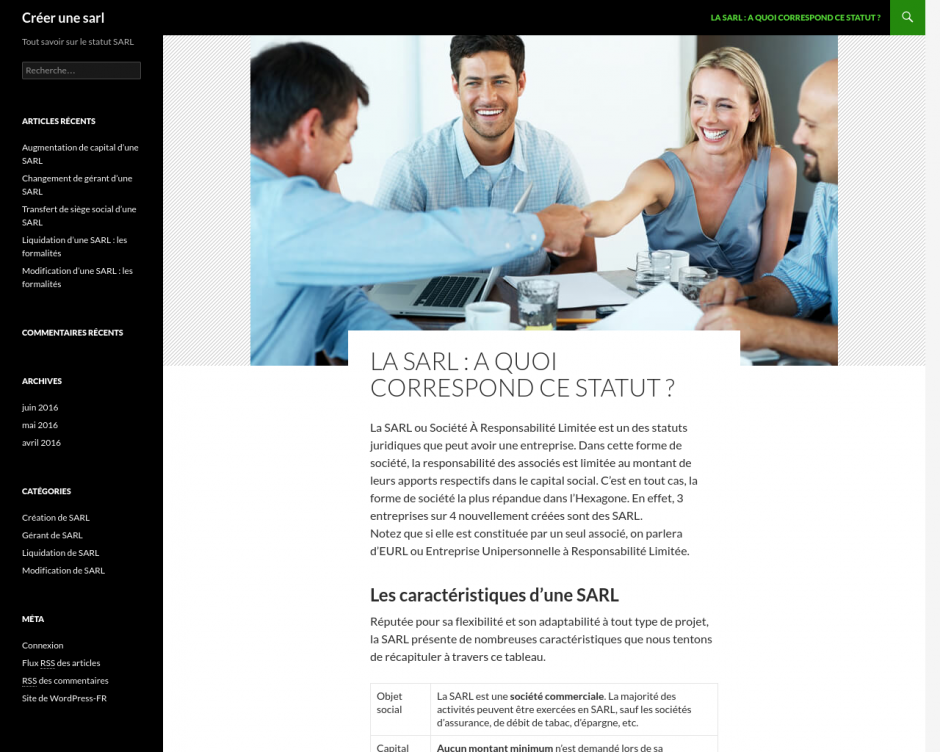 Assurance pour une SARL