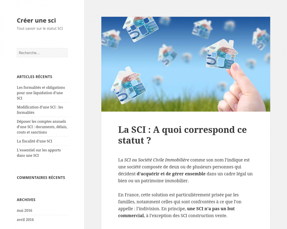 SCI Immobilière