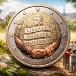 La signification derrière la pièce de 2 euros liberté égalité fraternité de 2026