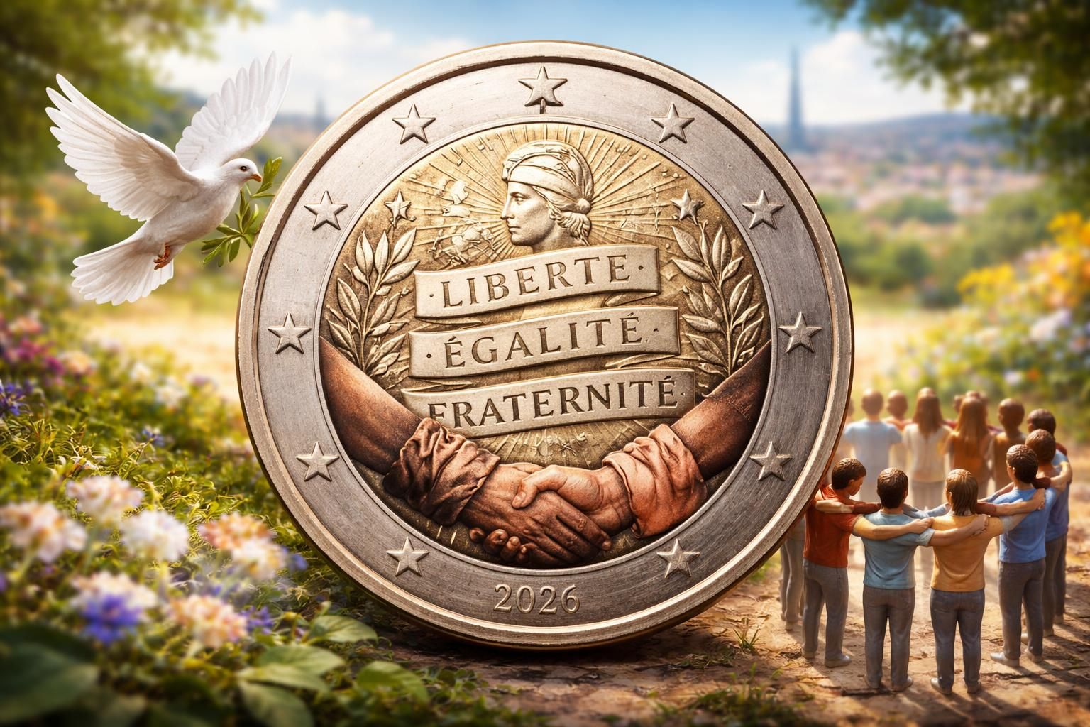 découvrez la signification et les symboles de la pièce de 2 euros 'liberté égalité fraternité' émise en 2026, reflet des valeurs françaises et de leur histoire.