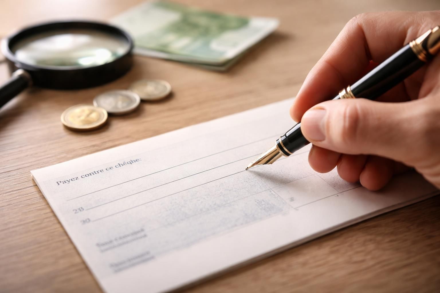 découvrez comment l'écriture en lettres de cent euros sur un chèque influence sa validité et les règles à respecter pour éviter tout litige.