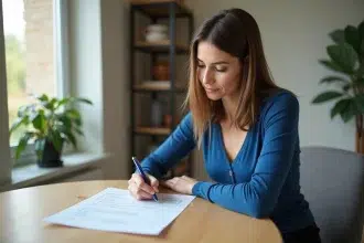 Remplir le formulaire de déclaration de changement de locataire